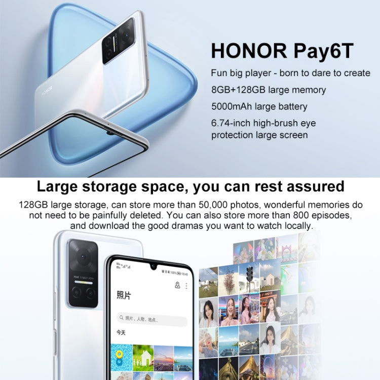 Triple Back Cameras, Side Fingerprint Identification, 5000mAh Battery, 6.74 inch Magic UI 5.0 (Android 11) MediaTek Dimensity 700 Octa Core up to 2.2GHz, Network: 5G, OTG, Not Support Google Play, 8GB+128GB Triple Back Cameras, Side Fingerprint Identification, 5000mAh Battery, 6.74 inch Magic UI 5.0 (Android 11) MediaTek Dimensity 700 Octa Core up to 2.2GHz, Network: 5G, OTG, Not Support Google Play, 8GB+128GB